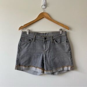 Patagonia Women’s Denim Shorties Size 28 Light Grey Wash